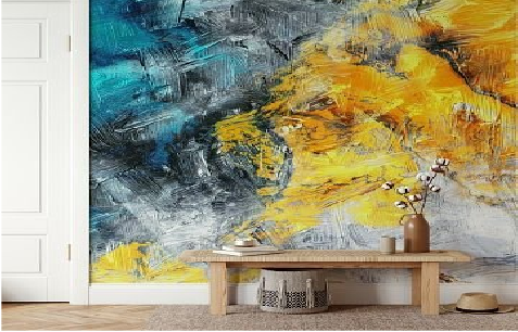 海盐墙面油画如何保养？