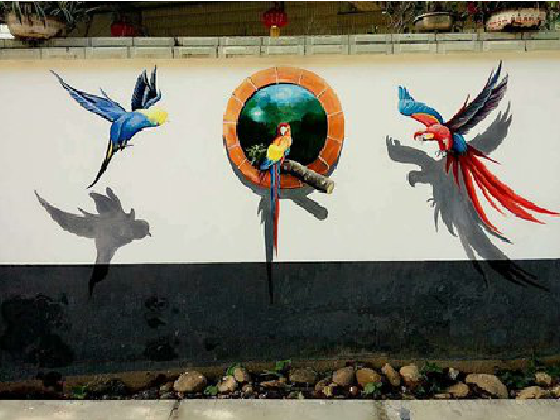 海盐视觉错位-3D墙绘设计