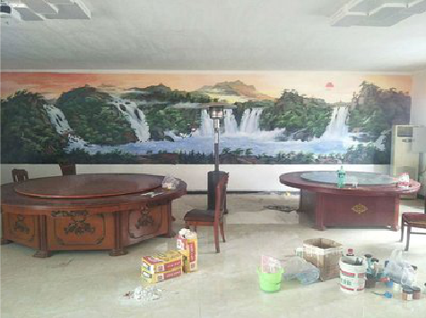 海盐墙绘-写实风景