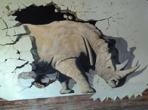 海盐在墙绘中,如何绘制3D效果?