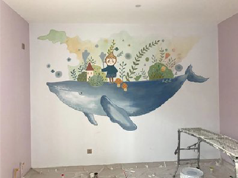 海盐手绘墙的特点及优势。